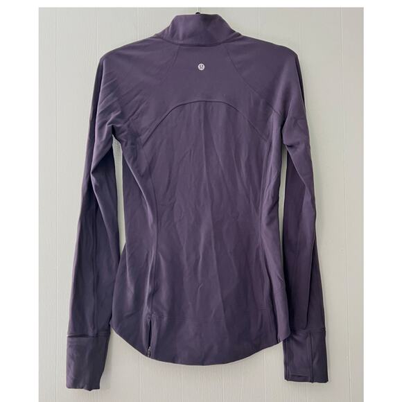 Lululemon Fast As Light 1/2 Zip Boysenberry Size 4 - Picture 2 of 7